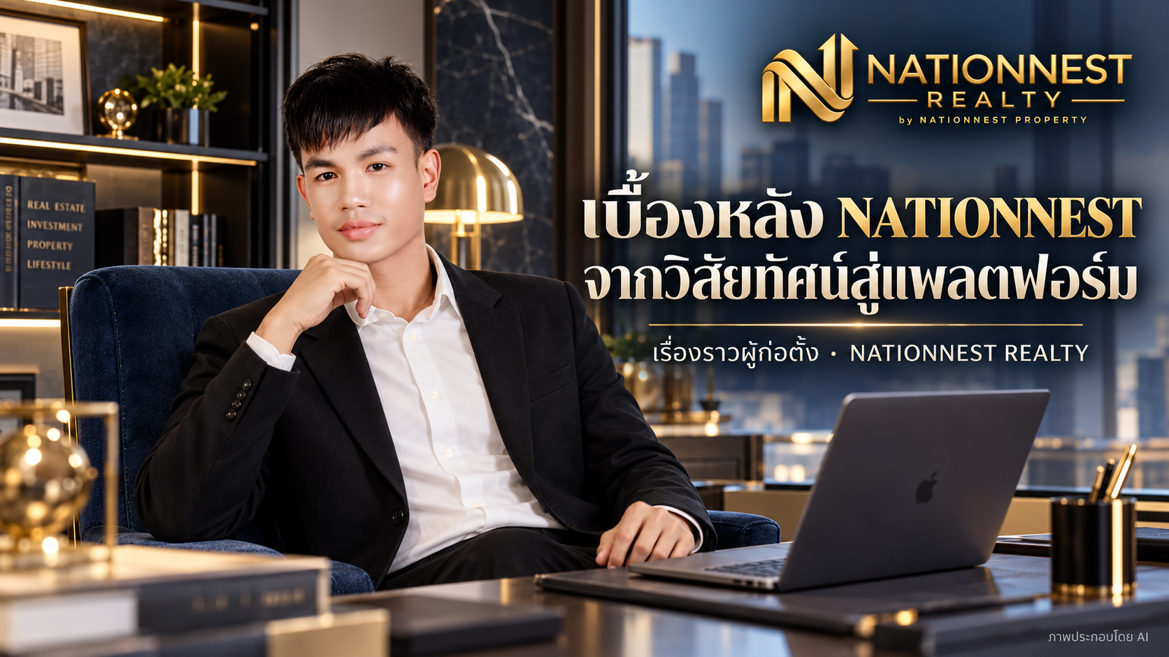 เบื้องหลัง NationNest Realty: ผู้ก่อตั้งเชื่อมประสบการณ์อสังหาฯ กับ AI สู่แพลตฟอร์มที่พัฒนาต่อเนื่อง