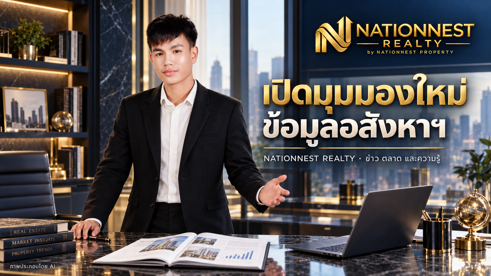 NationNest Realty เดินหน้าศูนย์ข้อมูลอสังหาฯ เชื่อมข่าวตลาด ความรู้กฎหมาย และบริการดูแลทรัพย์