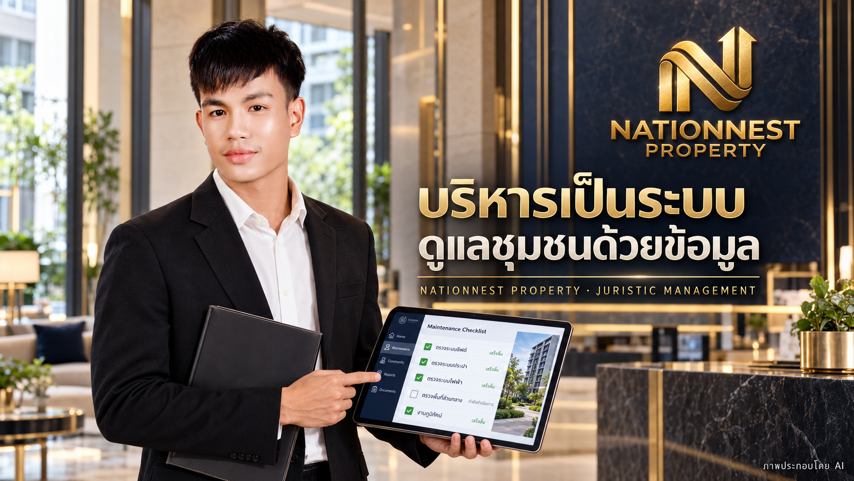 NationNest Property เปิดแนวทางบริหารยุคใหม่ เชื่อมงานอาคาร การสื่อสาร และบริการลูกบ้านด้วยข้อมูล