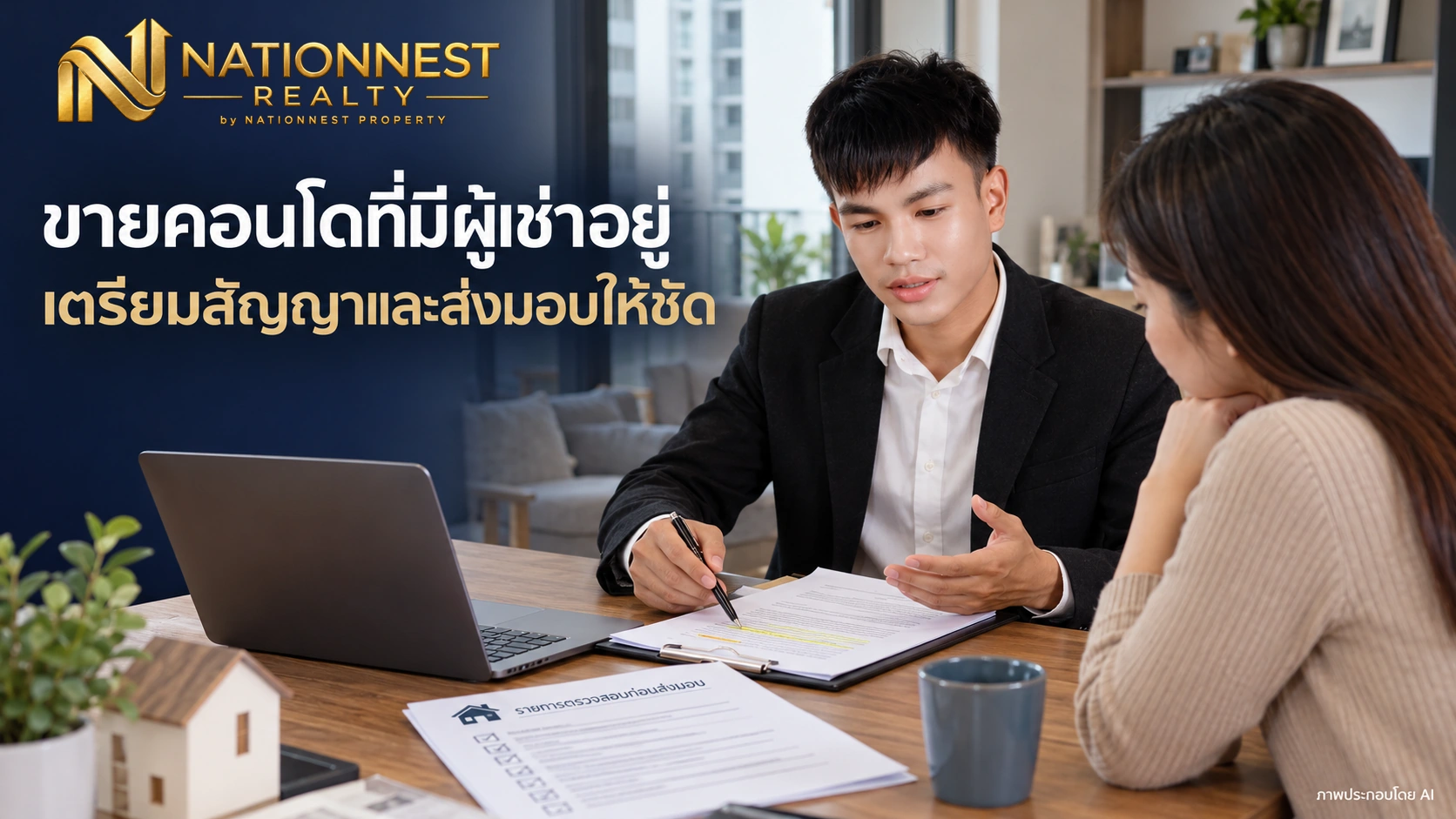 ภาพปกบทความ ขายคอนโดที่มีผู้เช่าอยู่ได้ไหม? เจ้าของต้องเตรียมอะไรให้ผู้ซื้อ