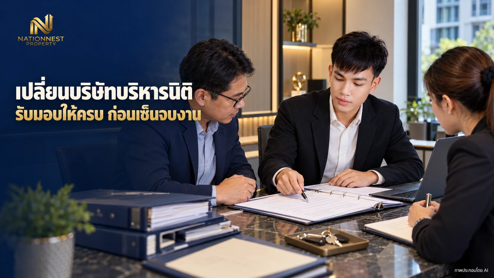ภาพปกบทความ เปลี่ยนบริษัทบริหารนิติบุคคล: 5 จุดตรวจรับก่อนเซ็นปิดการส่งมอบ