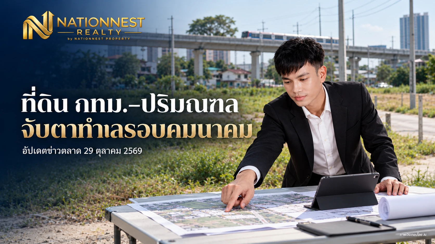 ภาพปกบทความ ที่ดิน กทม.–ปริมณฑล จับตาทำเลรอบคมนาคม หลัง REIC เผยข่าวล่าสุด