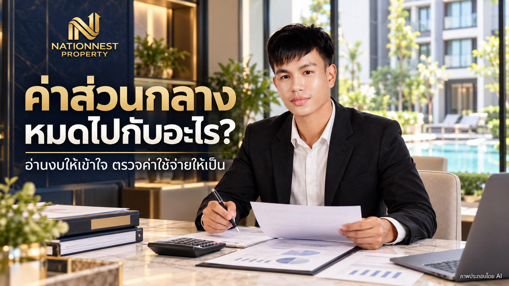 ค่าส่วนกลางหมดไปกับอะไร? วิธีอ่านงบคอนโด แยกรายรับ เงินสด และเงินทุน ก่อนตรวจค่าใช้จ่าย