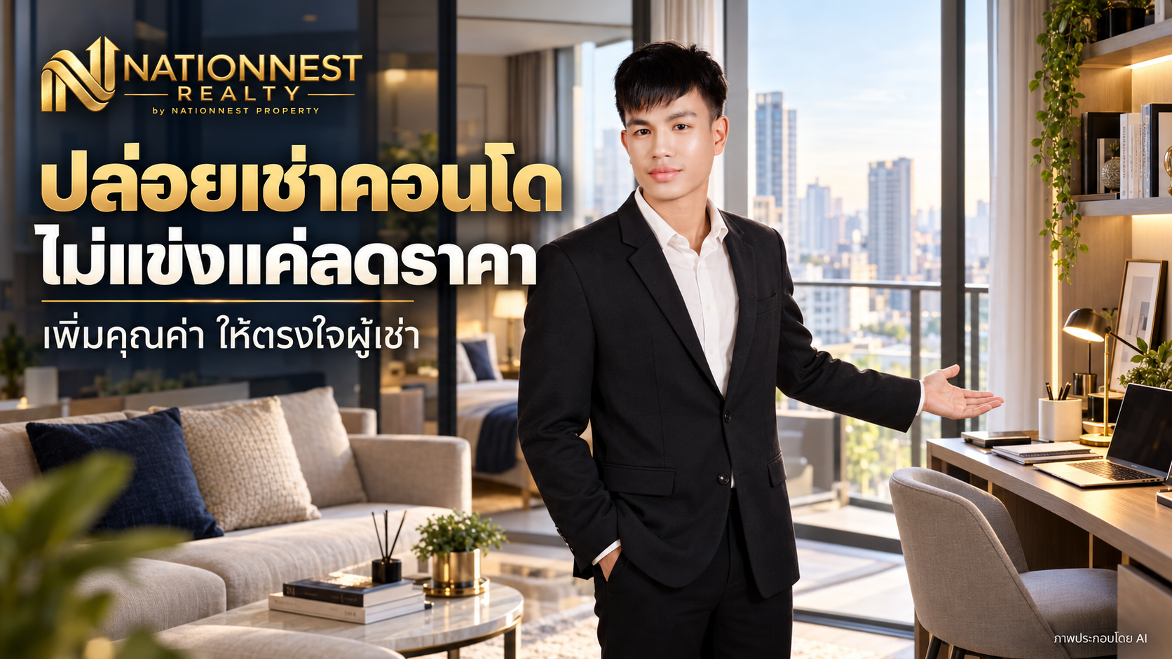 คอนโดห้องว่างเยอะ แข่งขันอย่างไรโดยไม่ลดราคาจนเสียรายได้? วางจุดขายและเพิ่มคุณค่าที่ผู้เช่าใช้จริง